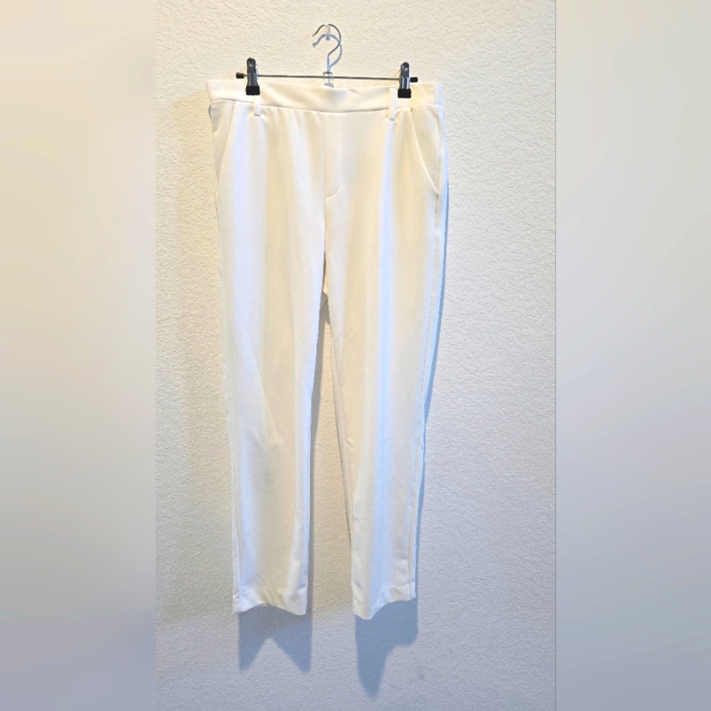 Elegant White Trousers (L)